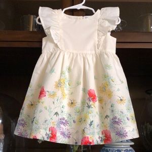 NWOT Baby Gap Easter Floral Botanical Dress 18-24M